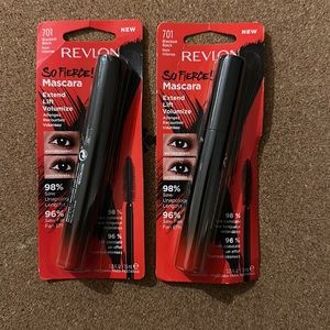 Brand new lot of 2 Revlon So Fierce mascara. Color is blackest black.